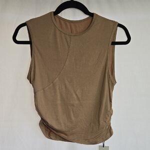 Cider Tan Long Sleeve Top